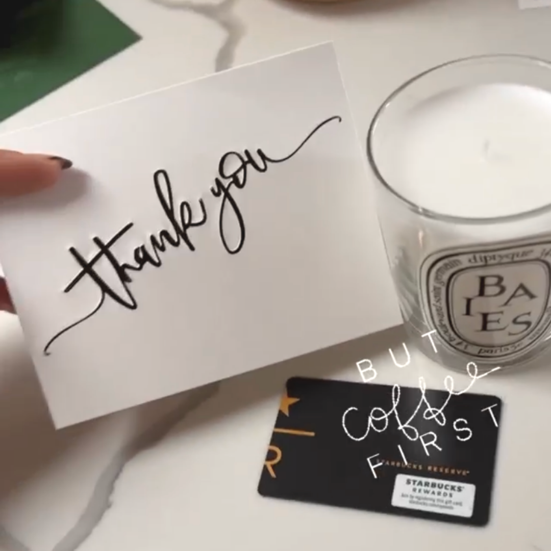 We Love a Good Thank You Gift