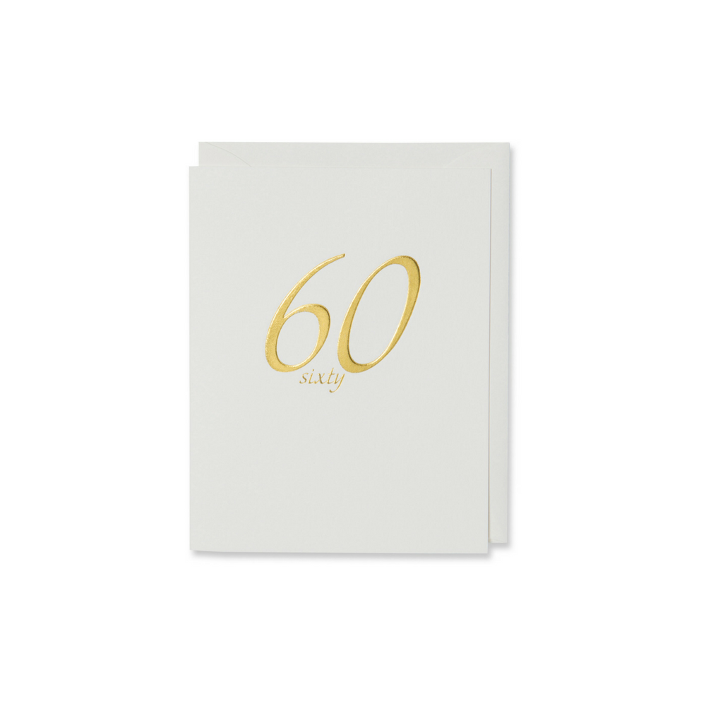 60th Birthday Card