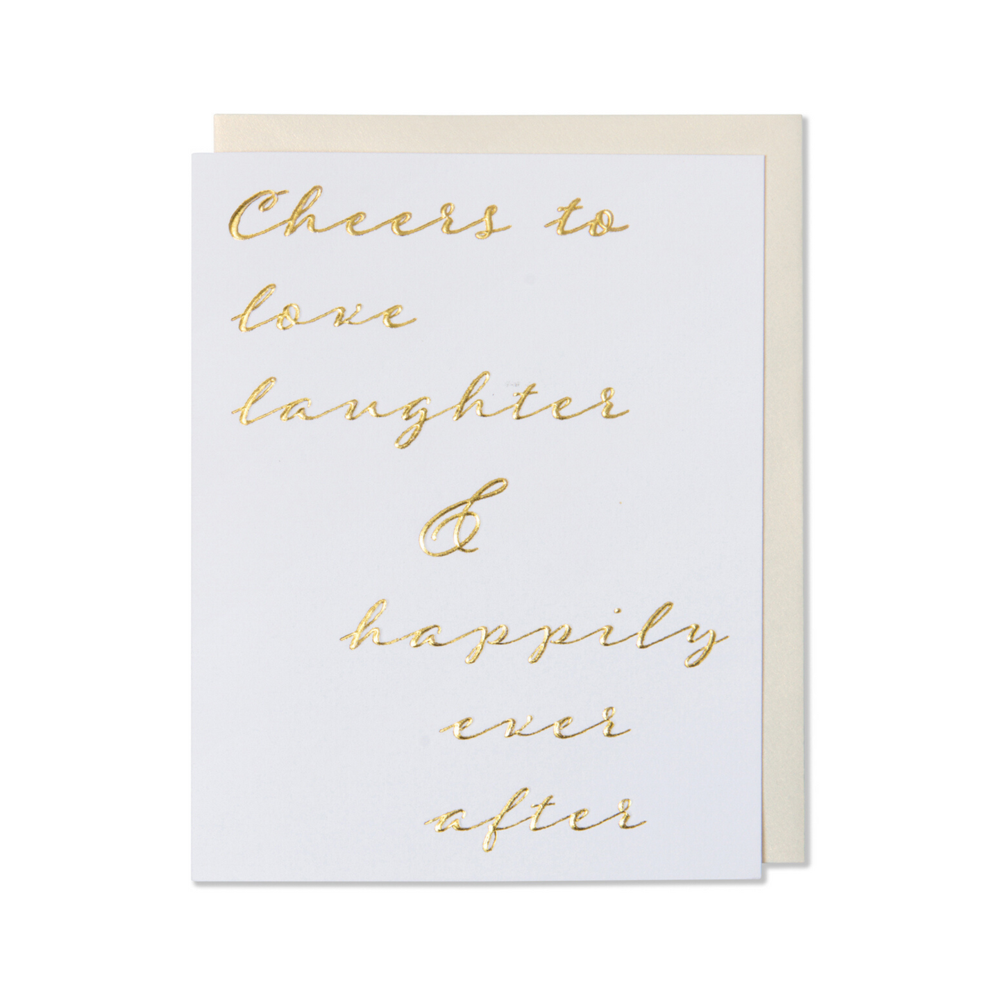 Wedding or Anniversary Card – Cheers to Love & Laughter