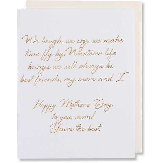 Mother's Day Card, Sweet Quote Happy Mom's Day