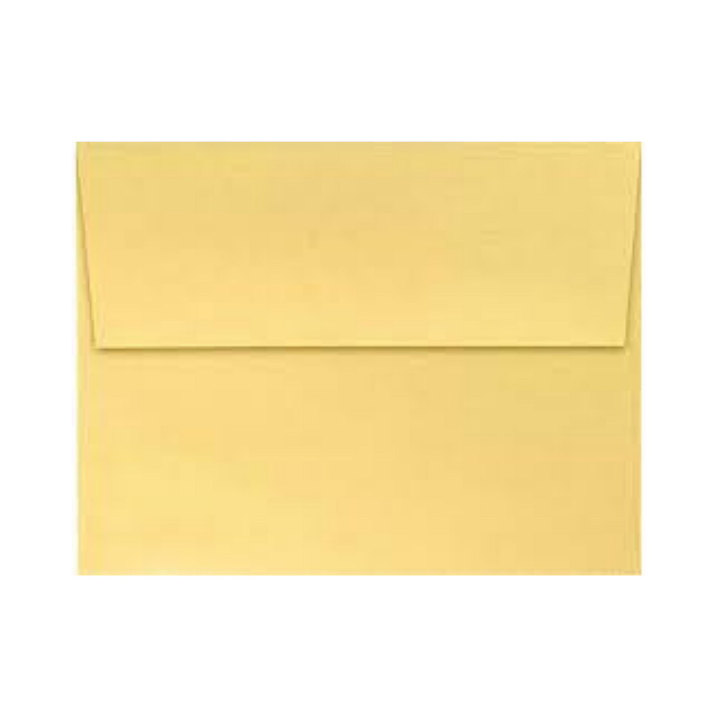 Gold Metallic Envelope with a Contour Flap.