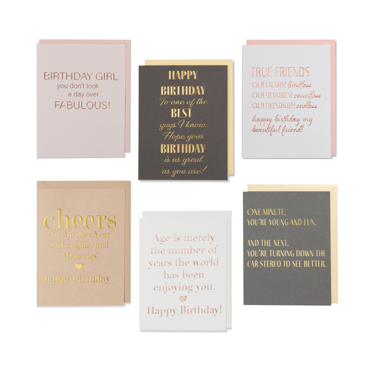 Best-Selling Birthday Cards – Set of 6