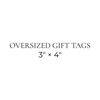 Silver Foil “XO” Gift Tags – Set of 10