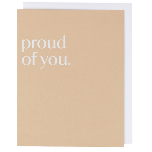 Friendship Card — Proud of You.
