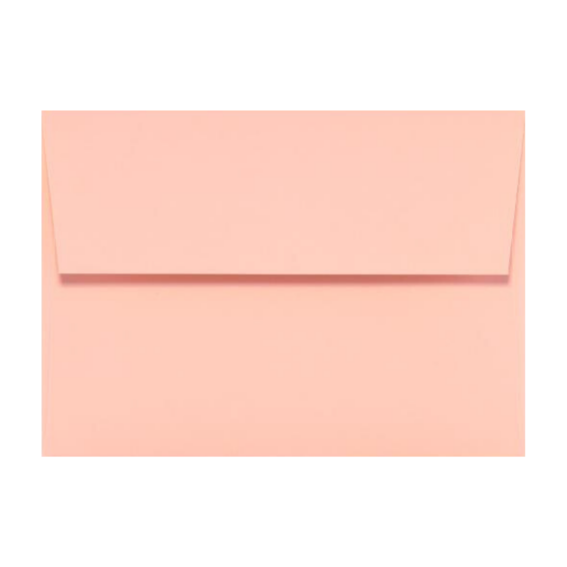 Blush Envelope with Square Flap, Peel & Press Strip