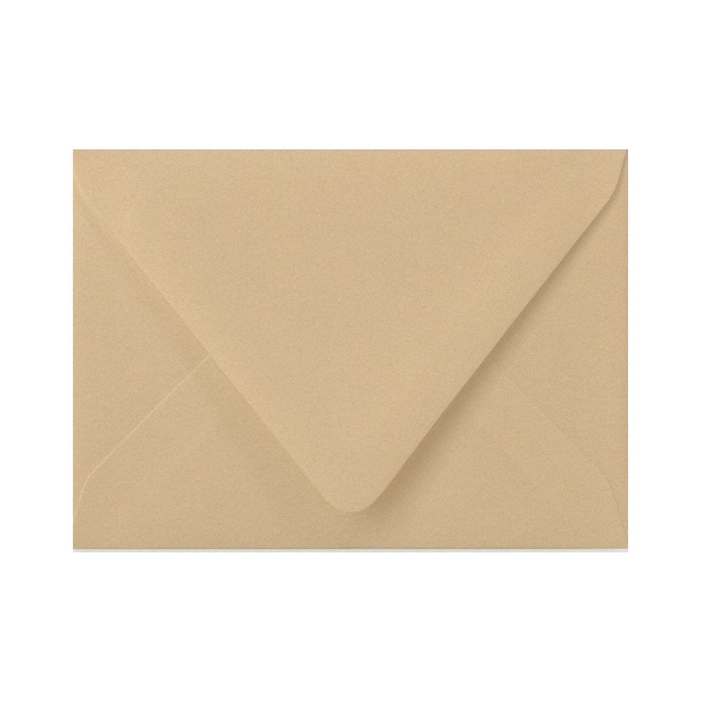 Tan color envelope with a contour flap.