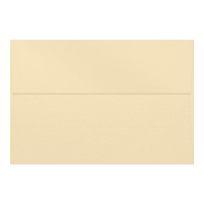 White Gold Metallic Envelope with a square flap